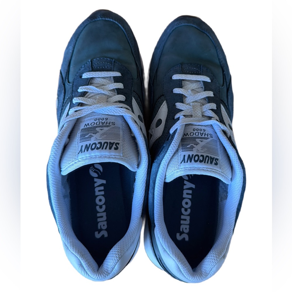 Saucony Shadow 6000 Blue and White Sneakers Men’s size 11 - Picture 7 of 12